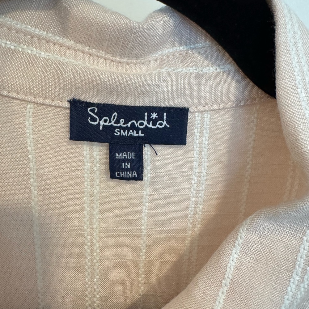 Splendid soft pink Striped Top